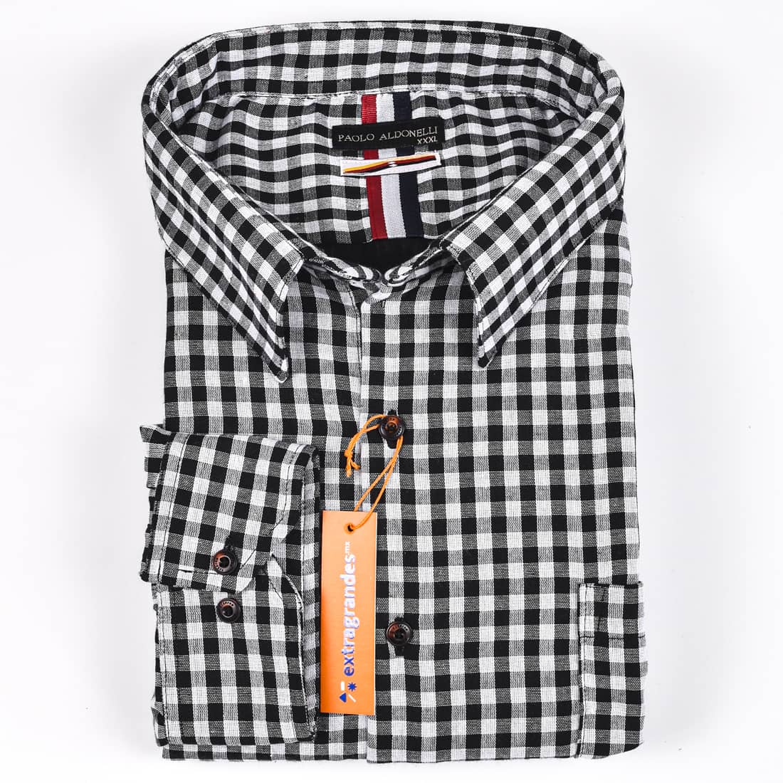 Camisa Cuadro Chico Tallas Extra