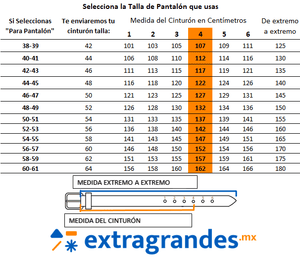 Cinturón Piel Tallas Extra x Cavok